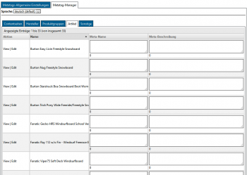 MetaTag Manager